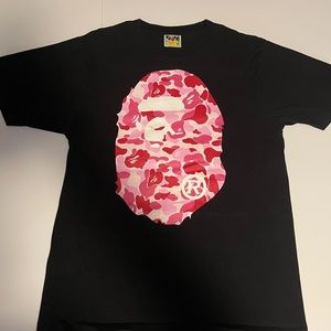 Bape Camo Big Ape Head Tee Size Medium